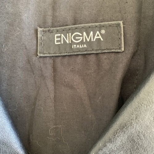 Enigma Vintage Leather Coat XL used, black