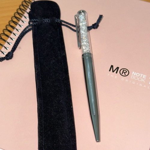 Swarovski Silver Pen with Crystals New