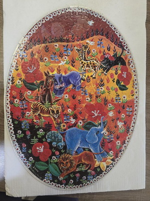 Unicef Red Delirium Puzzle like new, rare collector's item