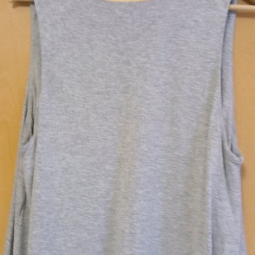 Zara mini dress size L like new, light gray viscose