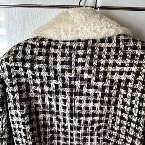 Jacket with wool fur like new, size 50
