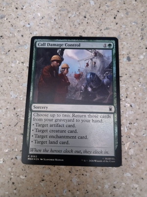 Magic the Gathering Call Damage Control foil κάρτα καινούργια