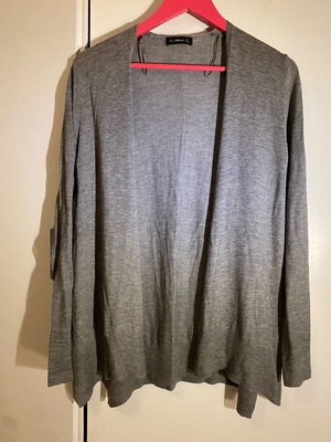 Zara thin and soft wool cardigan like new, gray, size S-M
