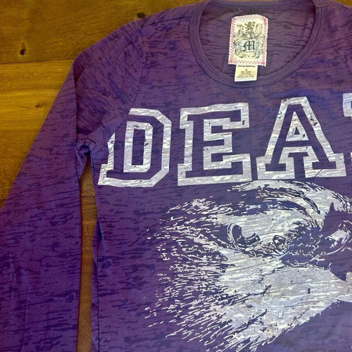 Vintage Morphine Generation women's blouse M like new, purple