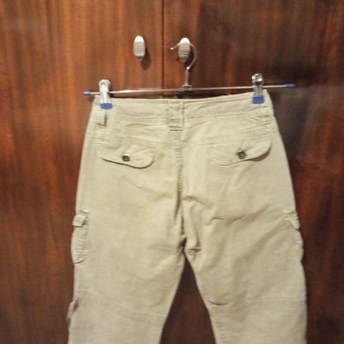 Cargo shorts used, khaki, size S