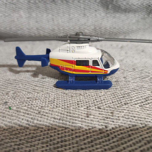 Matchbox Rescue Chopper helicopter used, 9cm, 1999