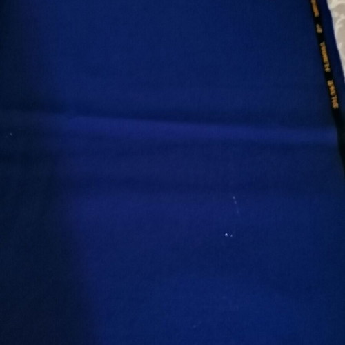 Mario Capra Silver Flannel 100% Wool Women's Fabric Dark Blue 110x150cm
