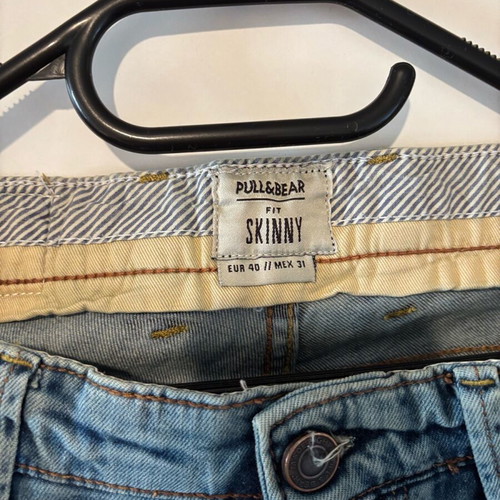 Skinny Jean Pull & Bear blue new, elastic, sizes M and L