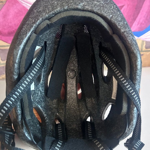 Cytec Yangsta kids bike helmet, size S, black and orange