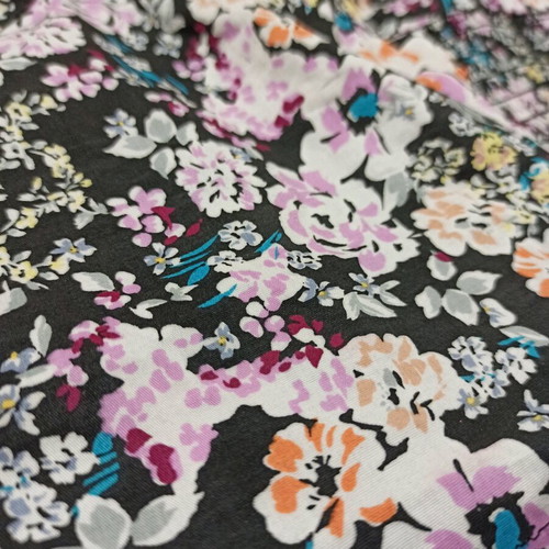 Gina Tricot floral top like new, XL size, puff sleeves