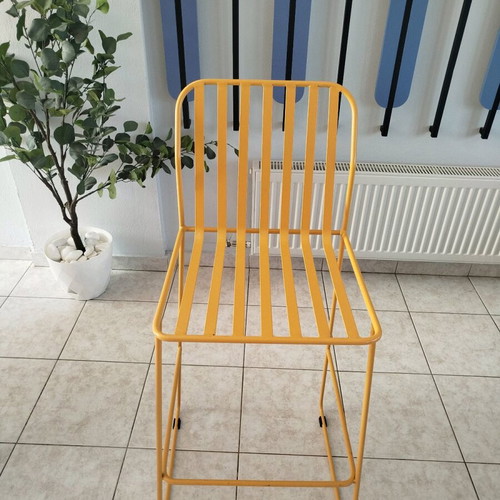 Stools like new, iron with backrest, pack of 20