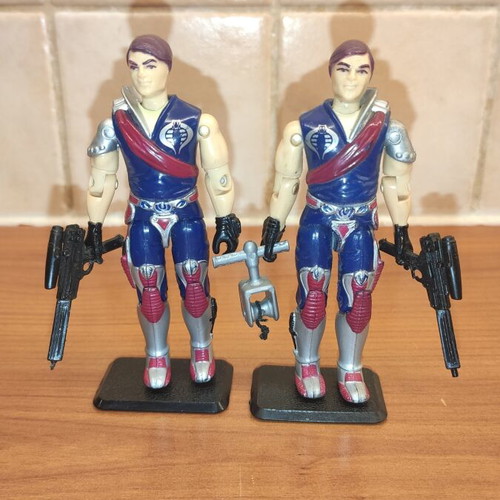 GI Joe Cobra Tomax and Xamot figures 1985