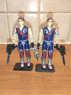 GI Joe Cobra Tomax and Xamot figures 1985