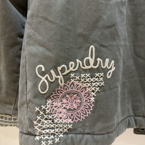 Superdry & Co jacket, green, slim fit, XL