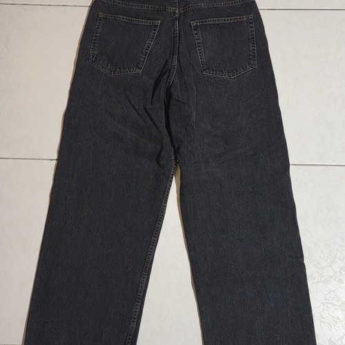 STWD Pull & Bear men's jeans baggy wide leg new, washed black