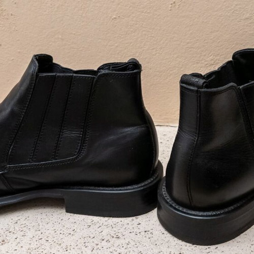 Thomas Stanford men's leather boots with elastic size 40 like new