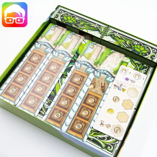 Botanicus Board Game Organizer with Greenhouse Insert new