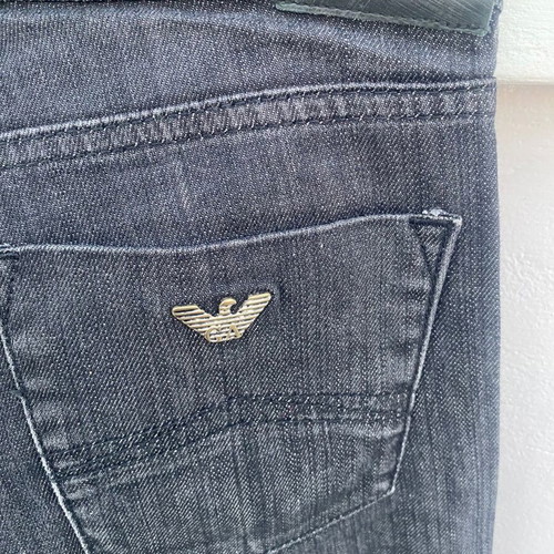 Armani Jean vintage used, black/grey, size 26 small