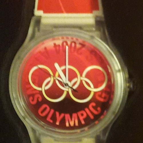 Olympic Games Athens 2004 set with three official Coca Cola watches new