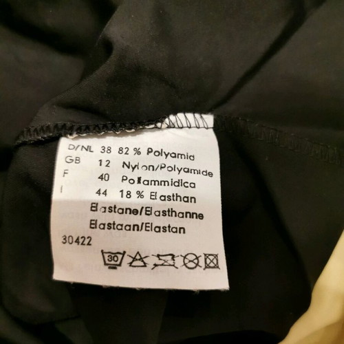Women's skirt used size 38, black and beige