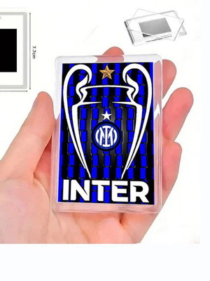 Μαγνητάκι Inter Milano με διάφανη ακρυλική κορνίζα φωτογραφιών