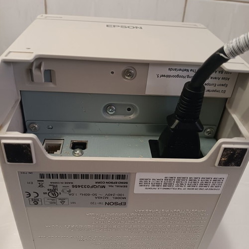 Epson TM-T20 Thermal Receipt Printer used, USB, 80mm