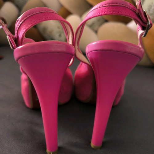 Kenso pink sandals used, size 39