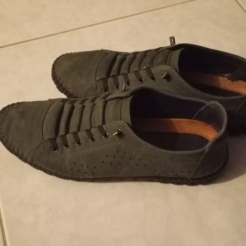 Men's green scarponi shoes like new, size 42