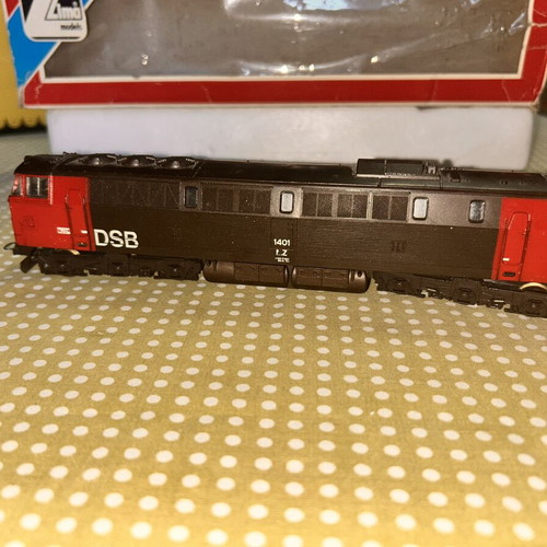 Lima H0 DSB MZ 1401 vintage diesel locomotive used