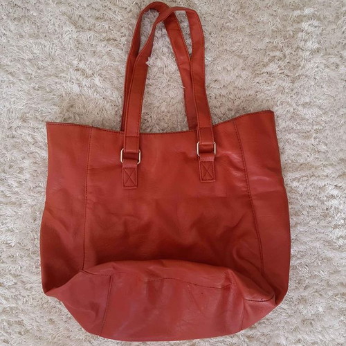 Women's shoulder bag used, red
