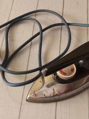 Vintage Siemens electric iron used, model Typ TB 15 01