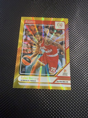 2024-25 Donruss Euroleague Tyler Dorsey Gold Laser card /10