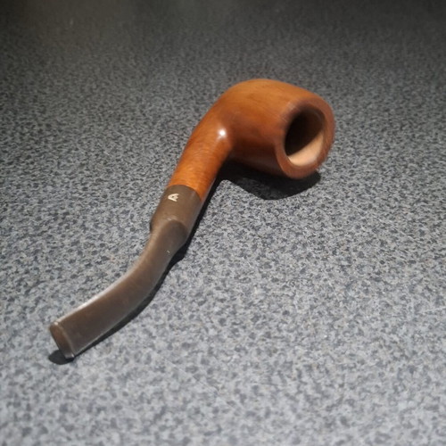 Amphora Holland Vintage Bent Billiard Tobacco Pipe, Genuine Briar