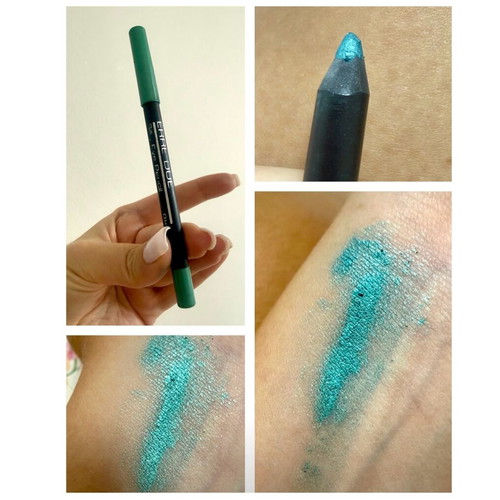 Erre Due Silky Eye Liner Pencil Metallic Dark Green Blue Soft