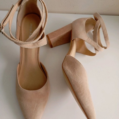 Anna Field leather sandals like new, beige, size 40/41