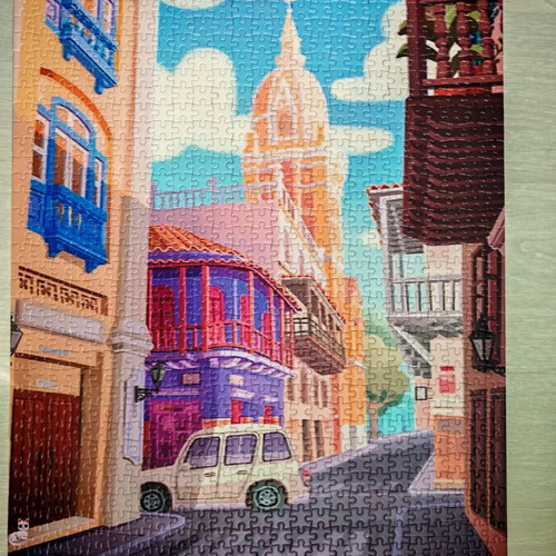 Personalized 1000-piece puzzle animation, like new