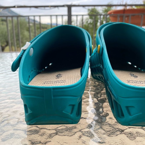 Scholl orthopedic clogs used