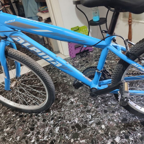 All-Mountain Alpina 2024 mountain bike like new, 24 inch, blue