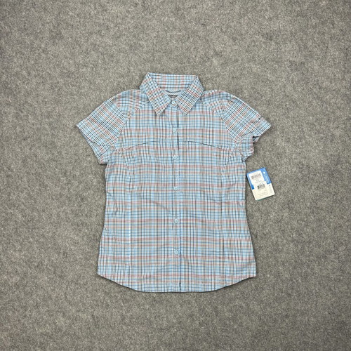 Columbia Silver Ridge Multi Plaid Women's Shirt new, Omni-Shade Omni-Wick, blue