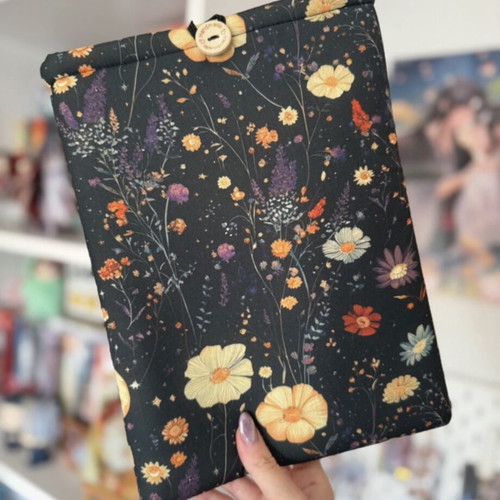 Handmade book cover with soft inner lining 20x27cm, new