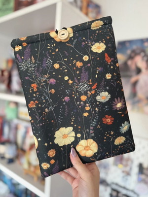Handmade book cover with soft inner lining 20x27cm, new