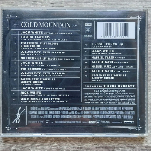 Cold Mountain OST CD featuring Jack White & Alison Krauss, folk