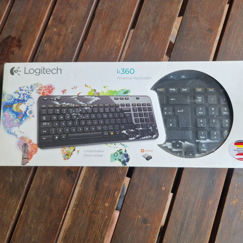 Logitech K360 Wireless Keyboard, limited edition, German layout