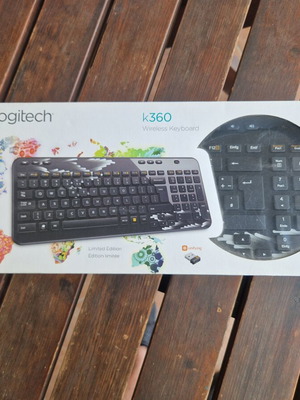 Logitech K360 Wireless Keyboard, limited edition, German layout