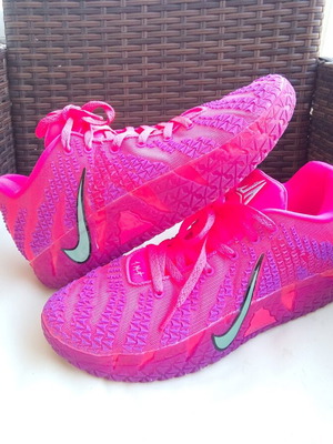 Nike Ja ZoomX Twelve basketball shoes pink size 46
