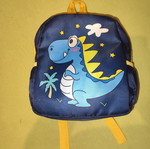 Blue Dinosaur Preschool Backpack used, excellent condition