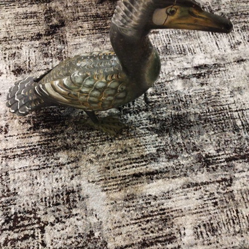 Wooden exotic bird used, large carved sculpture