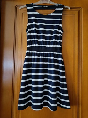 Mariniere dress used with open back, size S