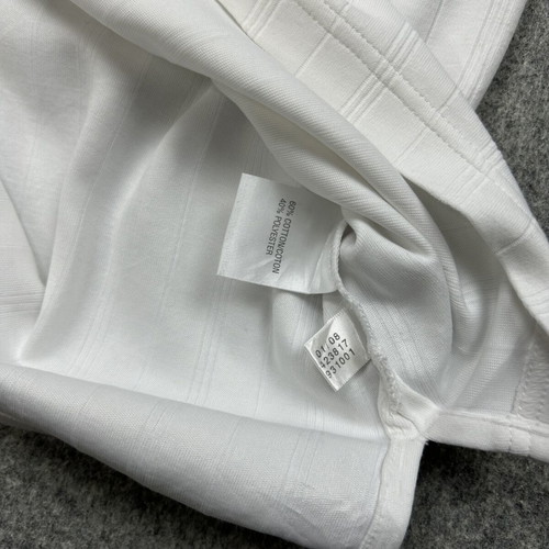 Adidas ClimaLite MLS Continental Tire Y2K Polo shirt used, white, size L