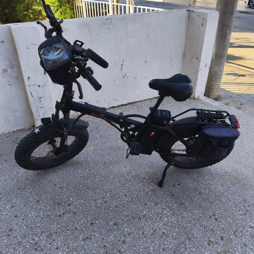 ACE WEELS Fat Bike Folding Electric Bicycle 48v with Accessories